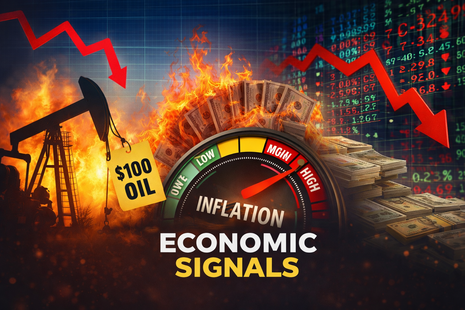 Global Economic Signals: Oil Above $100, Inflation Back, Markets Unstable