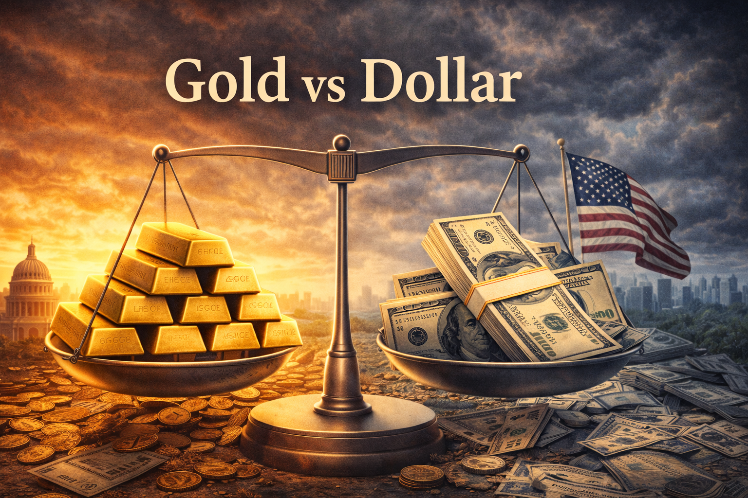 Gold vs US Dollar Assets