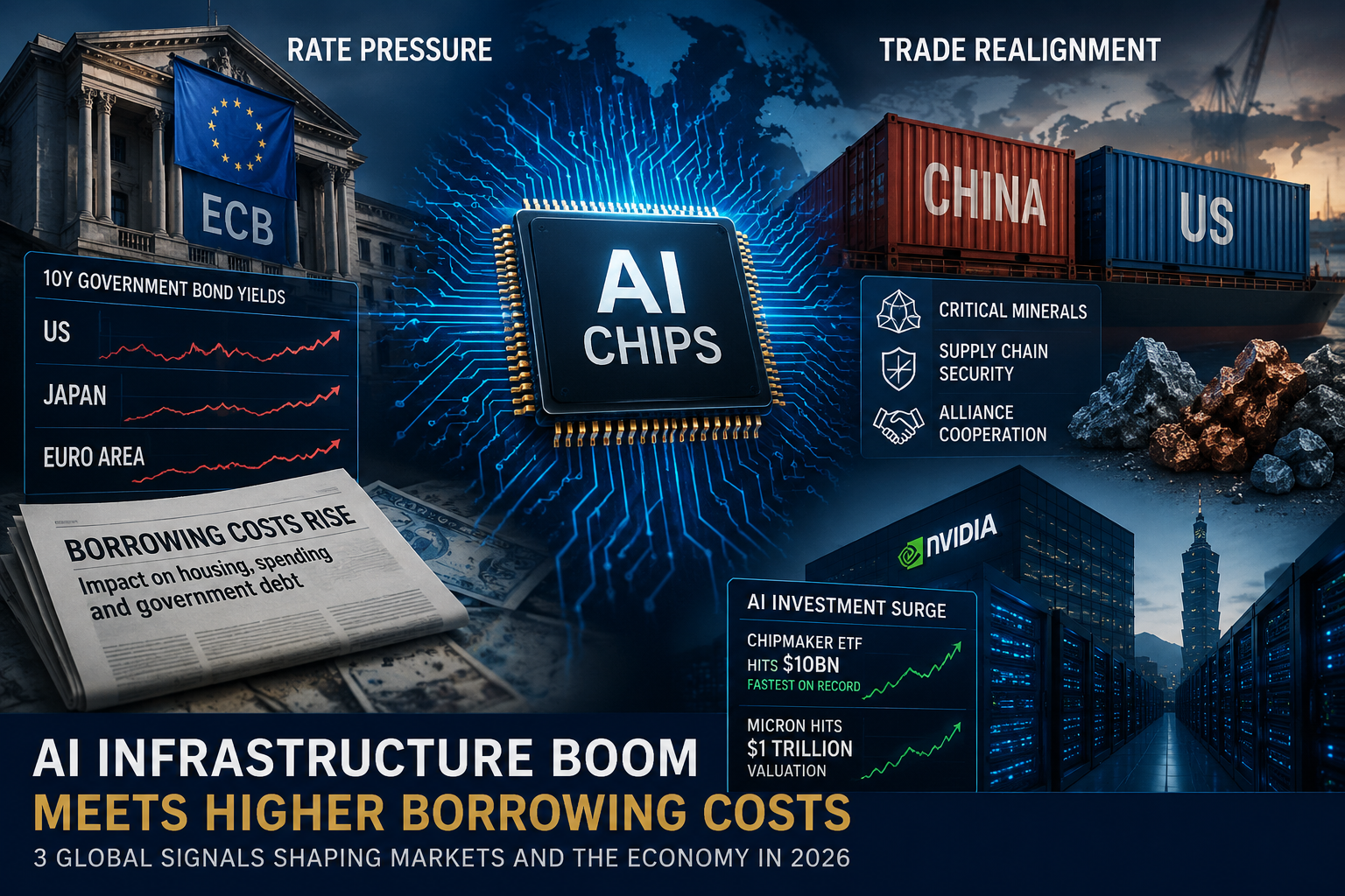 AI Infrastructure Boom Meets Higher Borrowing Costs